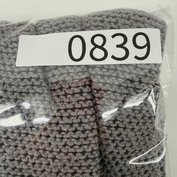 JADELYNN BROOKE Gray Knit Quarter Zip Pullover Sweatshirt with pink trim XL - Picture 9 of 9